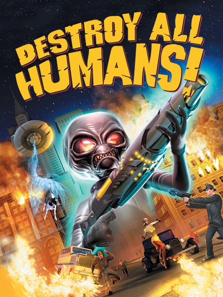 Destroy All Humans cover art.