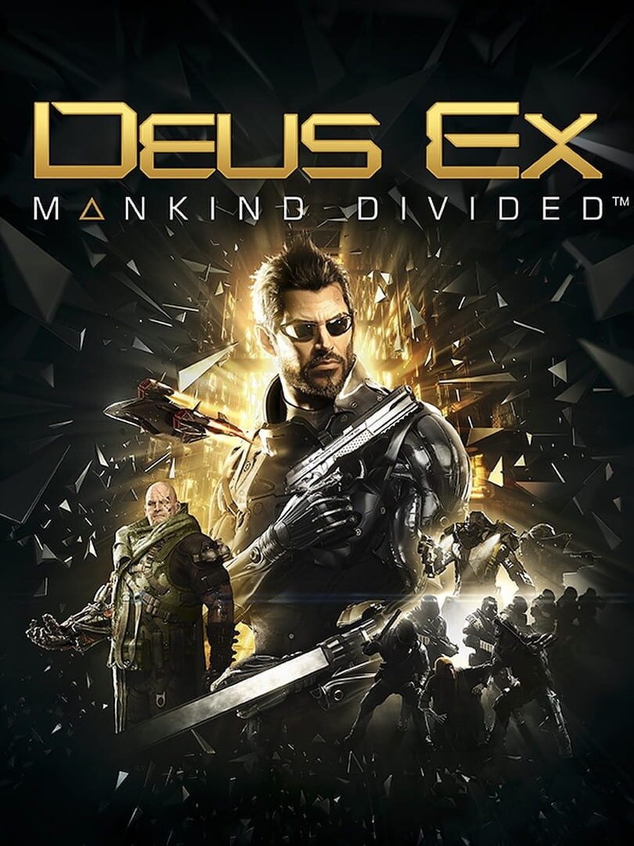 Deus Ex: Mankind Divided cover art.