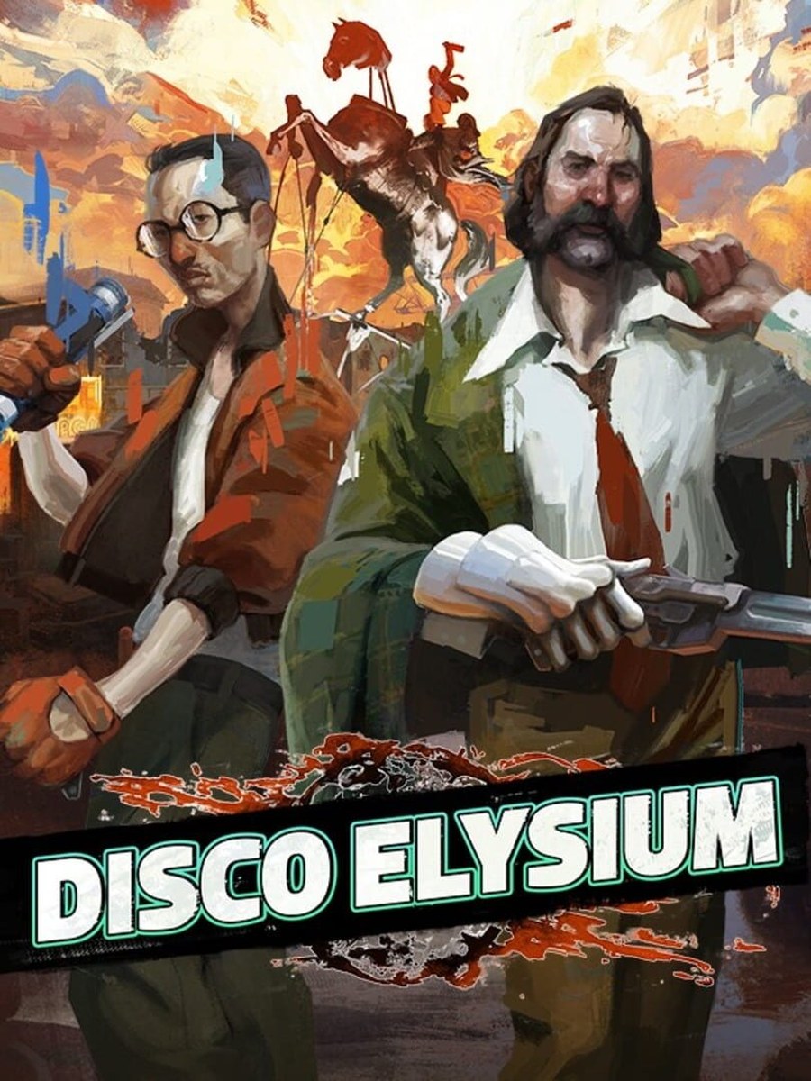 Disco Elysium cover art.