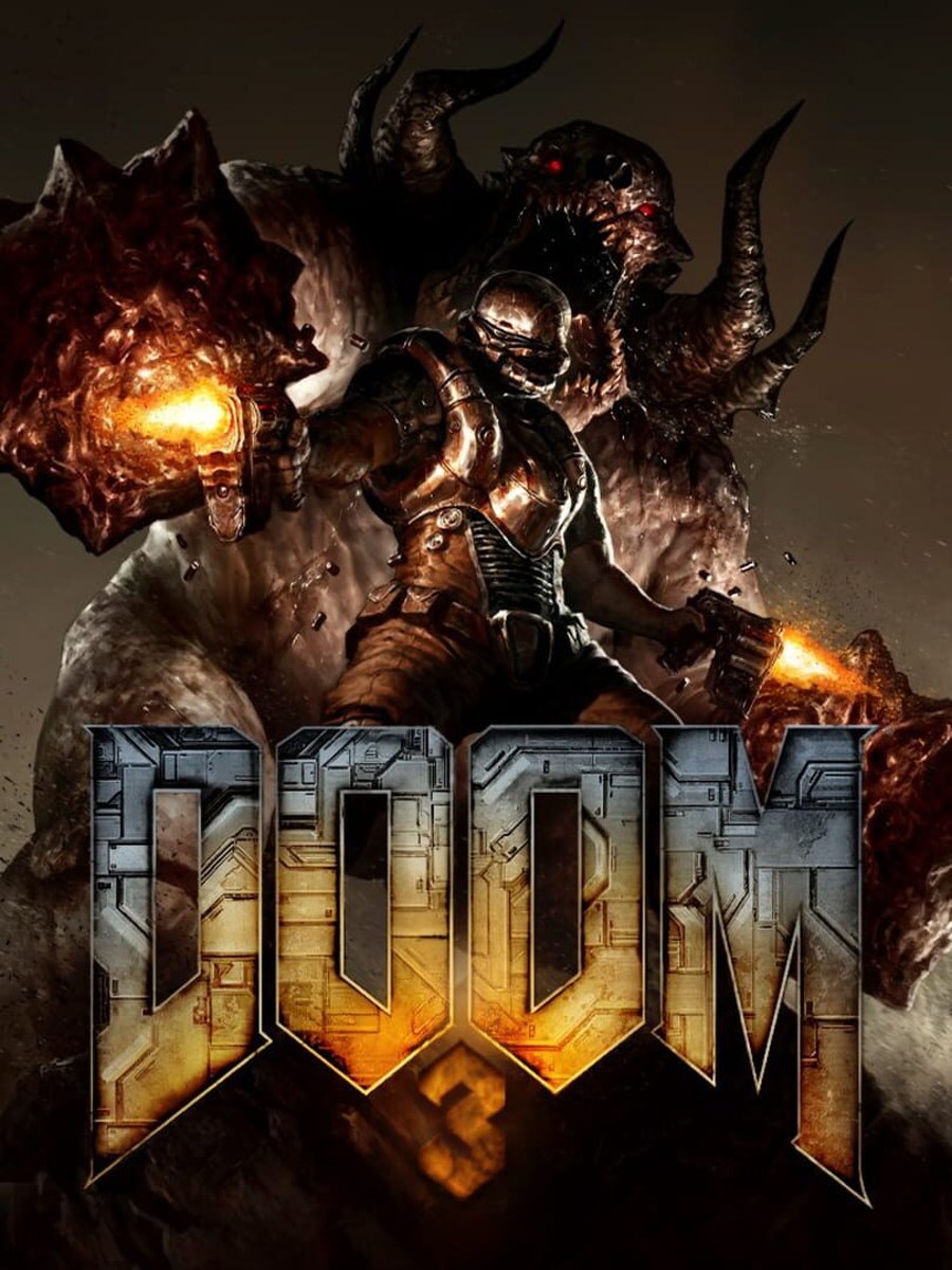 Doom 3 cover art.