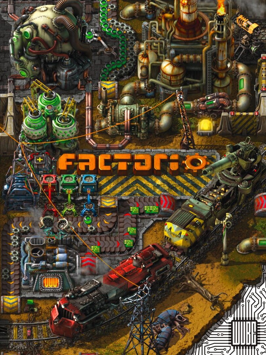 Factorio cover art.