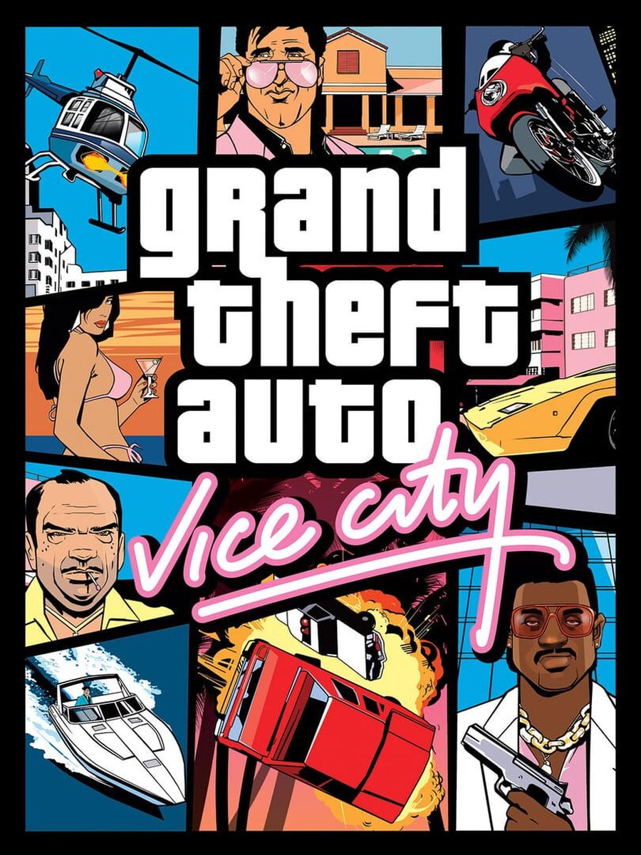 Grand Theft Auto: Vice City cover art.