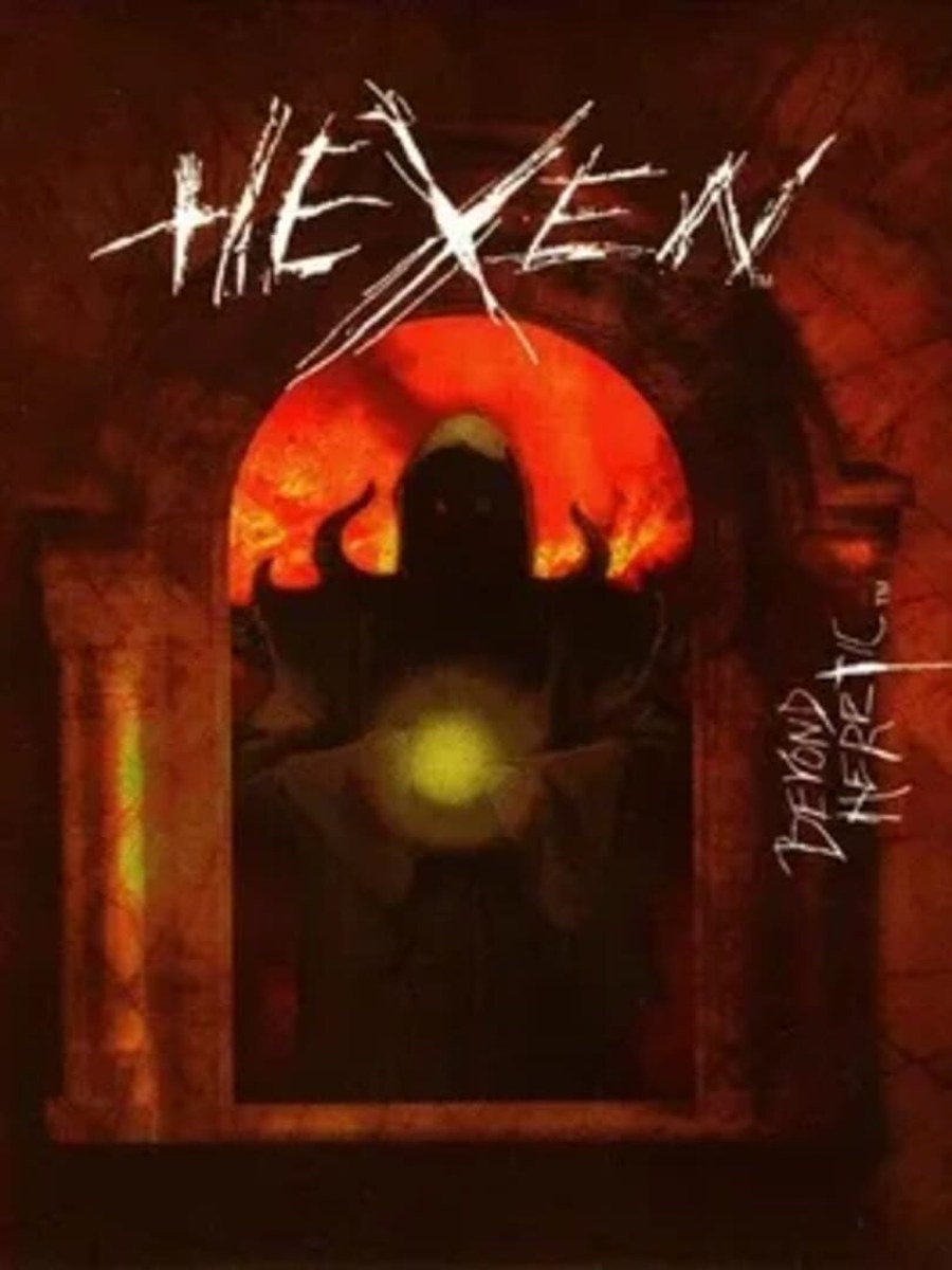 Hexen: Beyond Heretic cover art.
