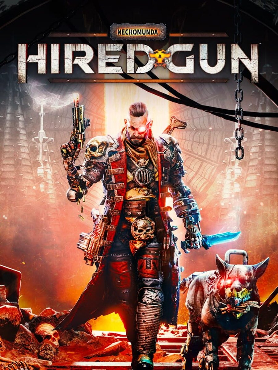 Necromunda: Hired Gun cover art.