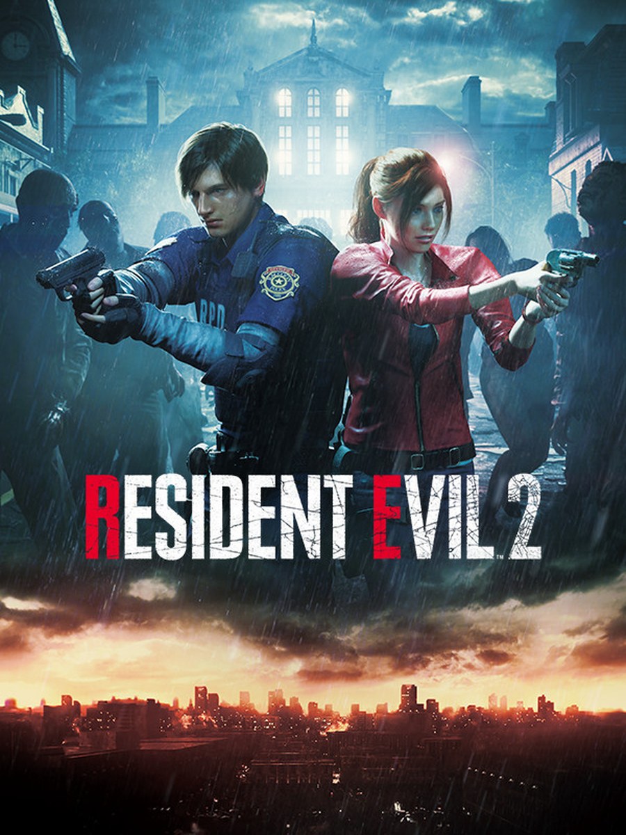 Resident Evil 2 (2019) cover art.