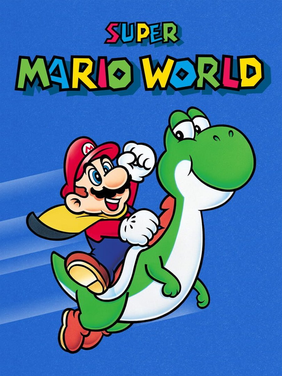 Super Mario World cover art.