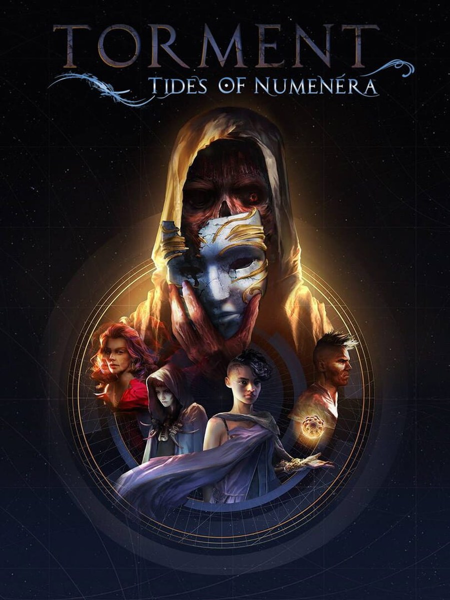 Torment: Tides of Numenera cover art.