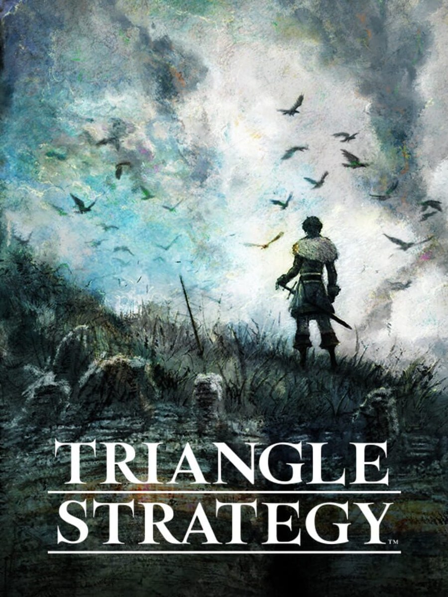 Triangle Strategy cover art.